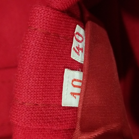 Fred Perry wool womens red blazer.  Oozing of quality.  Size 10 US fully lined - Picture 13 of 13